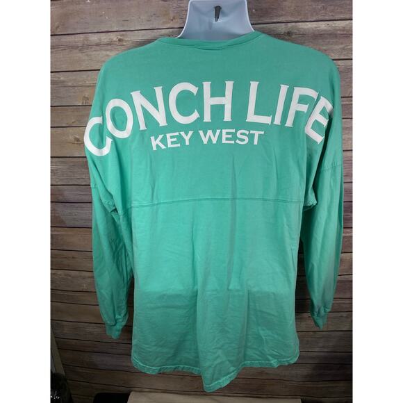 Spirit Jersey Key West Conch Life Women's green shirt size Large - Picture 1 of 9